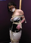 escorts bound and face fucked British teen all tied up and gagged trussedup.com