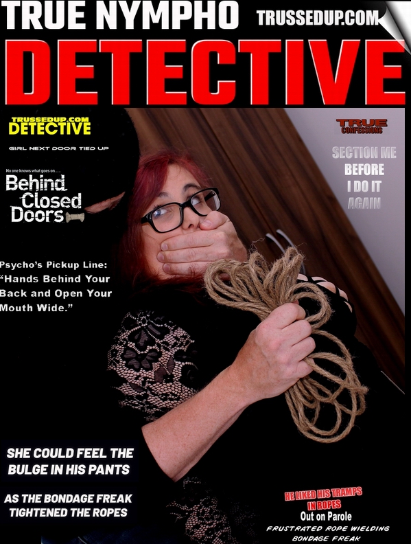 Bondage detective magazine covers sex mad nymphomaniac tied up picture