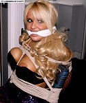 Tie me up let me be your hoe big busted cock sucking rich bitch bound and gagged sex in rope bondage