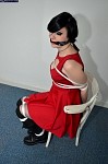 Goth girls tied up ,Damsel in Distress,Bondage website, Bound in Jeans, Detective cover girls trussedup in ropes