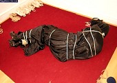 Tied up pantyhose encasement grabbed and bagged skank hooker tied up and bagged Damsels in distress, babysitters in bondage, hot housewifes bound and gagged
