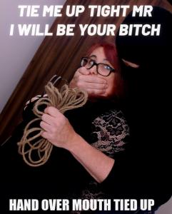 trussedup.com - business women hogtied jute rope bondage slut tied up by a stud sex worker thumbnail