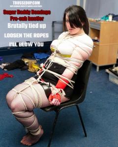 trussedup.com - tie me up daddy and leave me overnight teen bondage cock sucking whore thumbnail