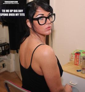 trussedup.com - She paid men to tie her up for rough sex then leave her tied up weird bondage thumbnail